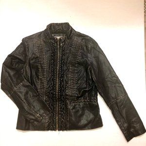 DRESSBARN Faux Leather Jacket